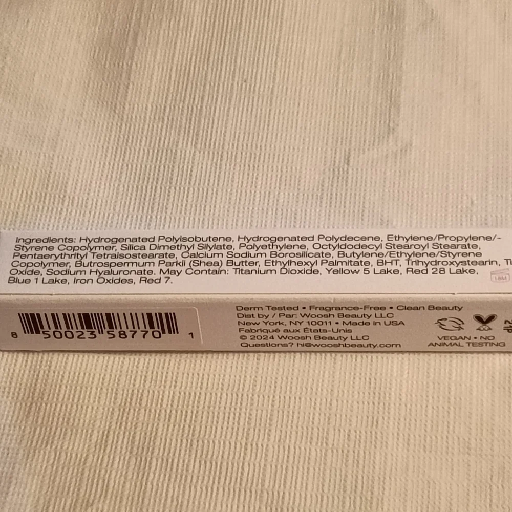 Woosh Beauty Spin On Lip Gloss Glimmer NIP